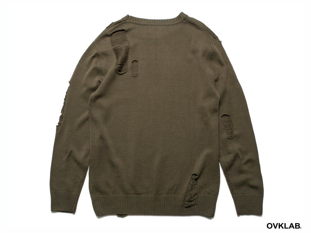 OVKLAB 16 AW Destroyed Knit Sweater (10)