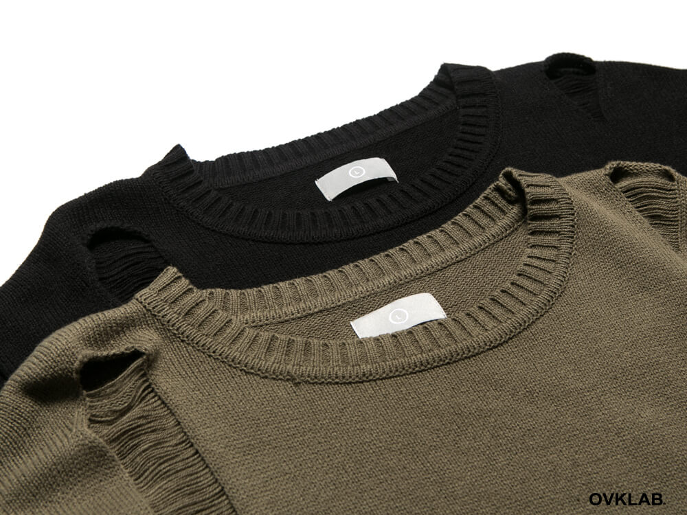 OVKLAB 16 AW Destroyed Knit Sweater (11)