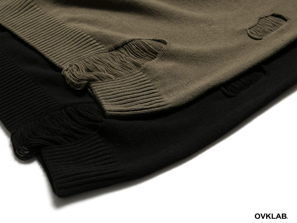 OVKLAB 16 AW Destroyed Knit Sweater (13)