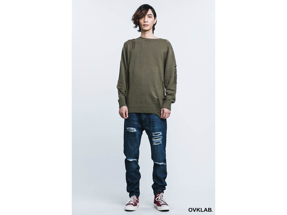 OVKLAB 16 AW Destroyed Knit Sweater (4)
