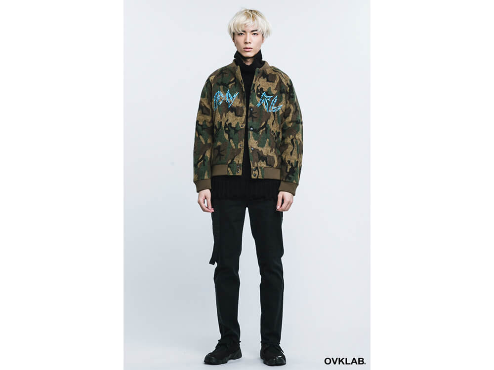 OVKLAB 16 AW Camo Varsity Jacket (1)