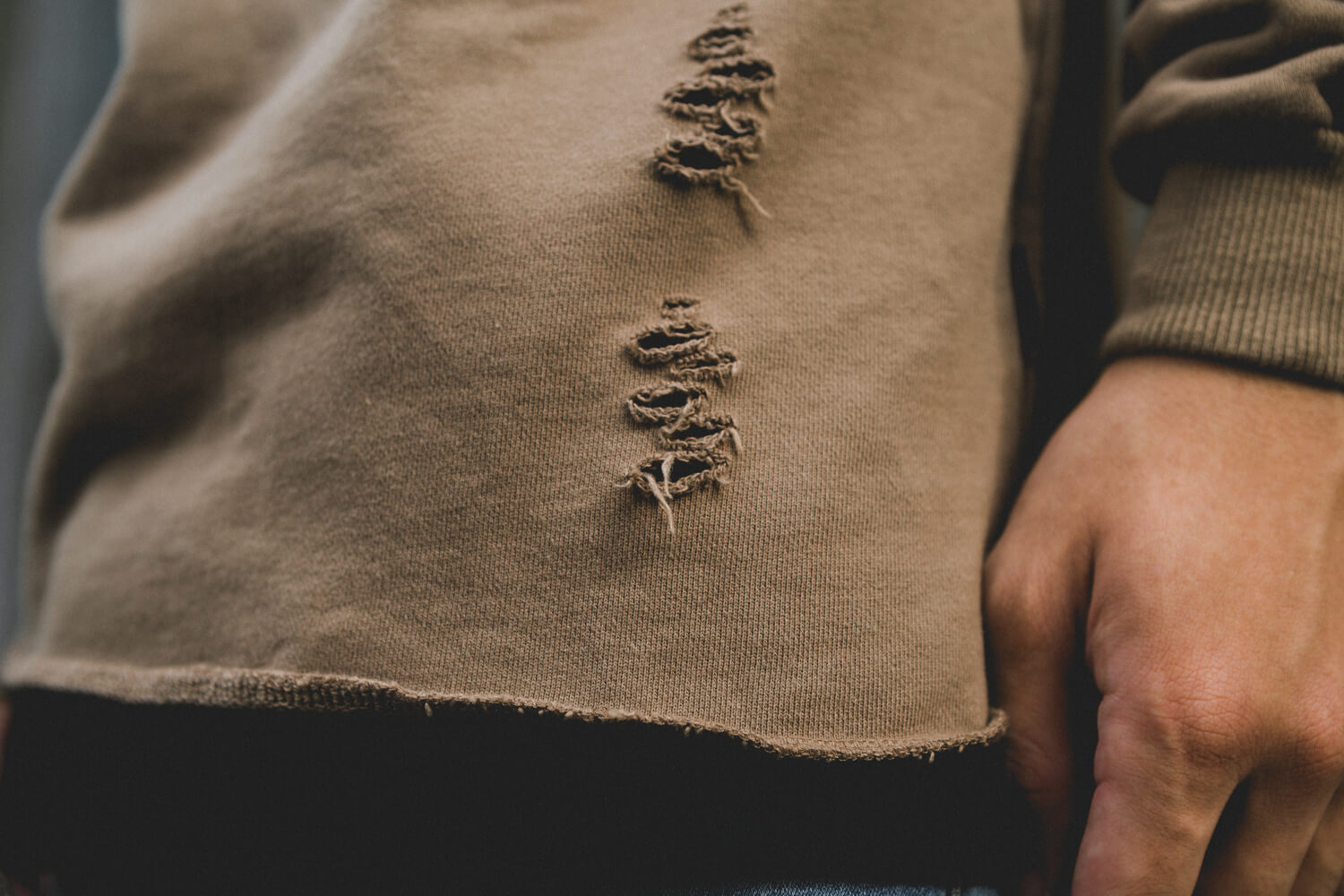 NextMobRiot 16 FW Slovenly Torn Sweatshirt (11)