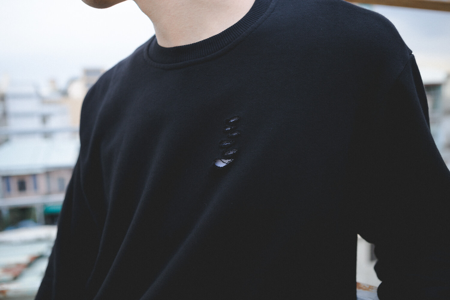 NextMobRiot 16 FW Slovenly Torn Sweatshirt (6)