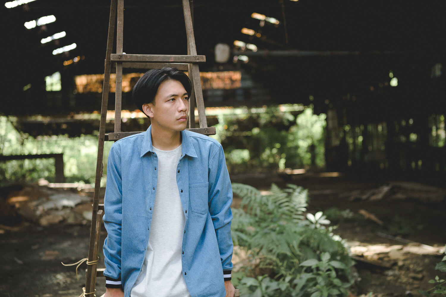 NextMobRiot 16 SS Washed Denim LS Shirt (2)