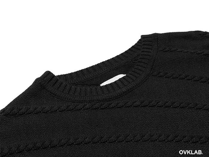 OVKLAB 16 AW Cable Knit Sweater (7)
