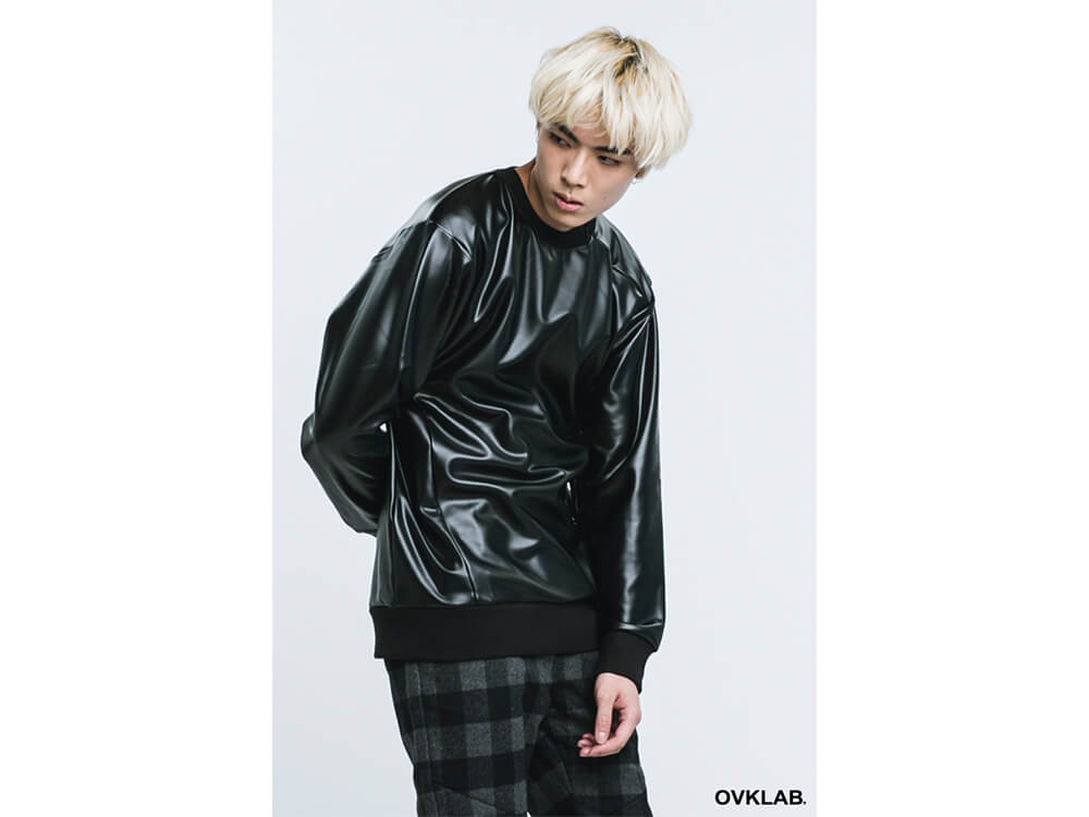 OVKLAB 16 AW Metallic Leather Sweashirt (3)