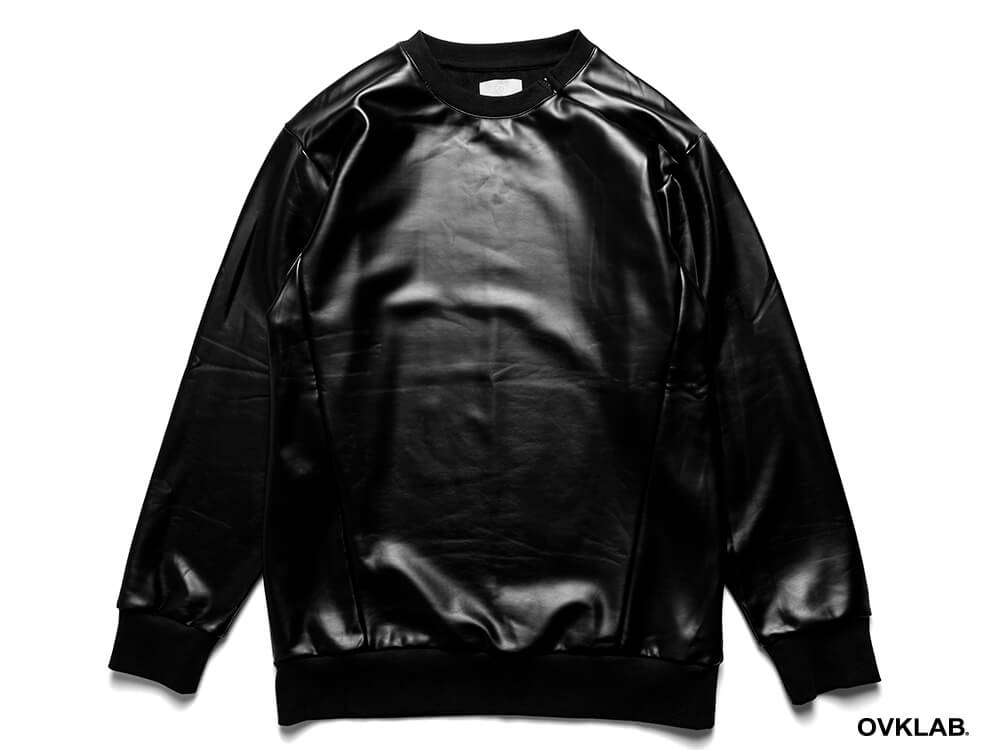 OVKLAB 16 AW Metallic Leather Sweashirt (4)