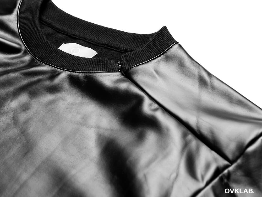 OVKLAB 16 AW Metallic Leather Sweashirt (5)
