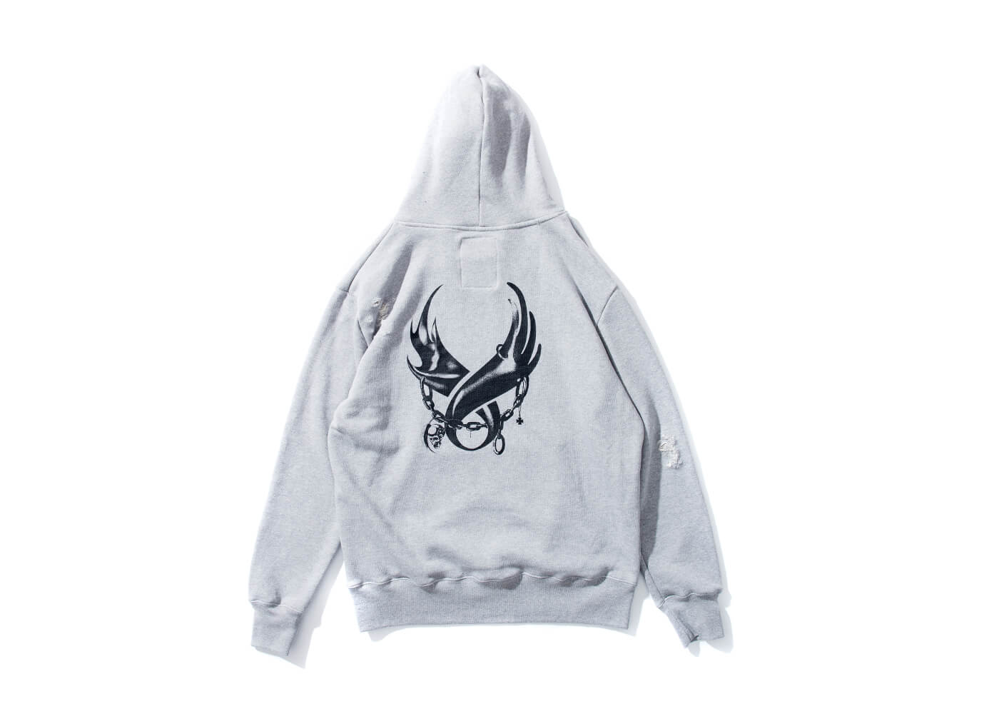Remix 16 AW MotorHead Damaged Hoody (15)