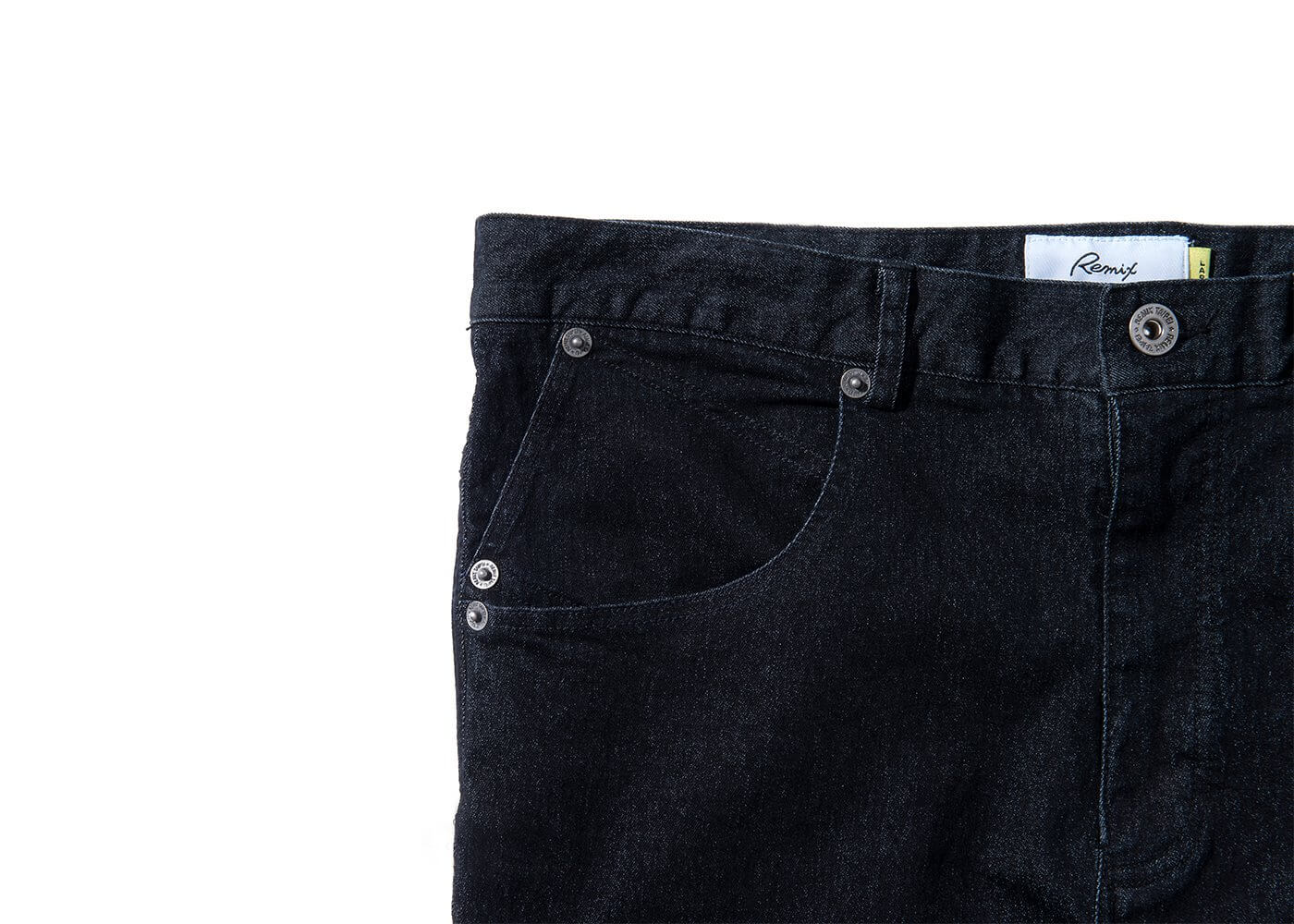 Remix 16 SS Rsd Black Denim Stretch Jeans (4)