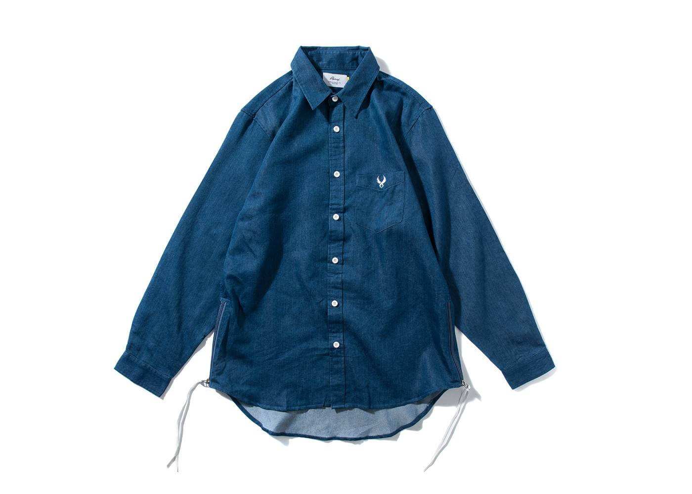 Remix 16 SS Side Zip Denim LS Shirt (2)