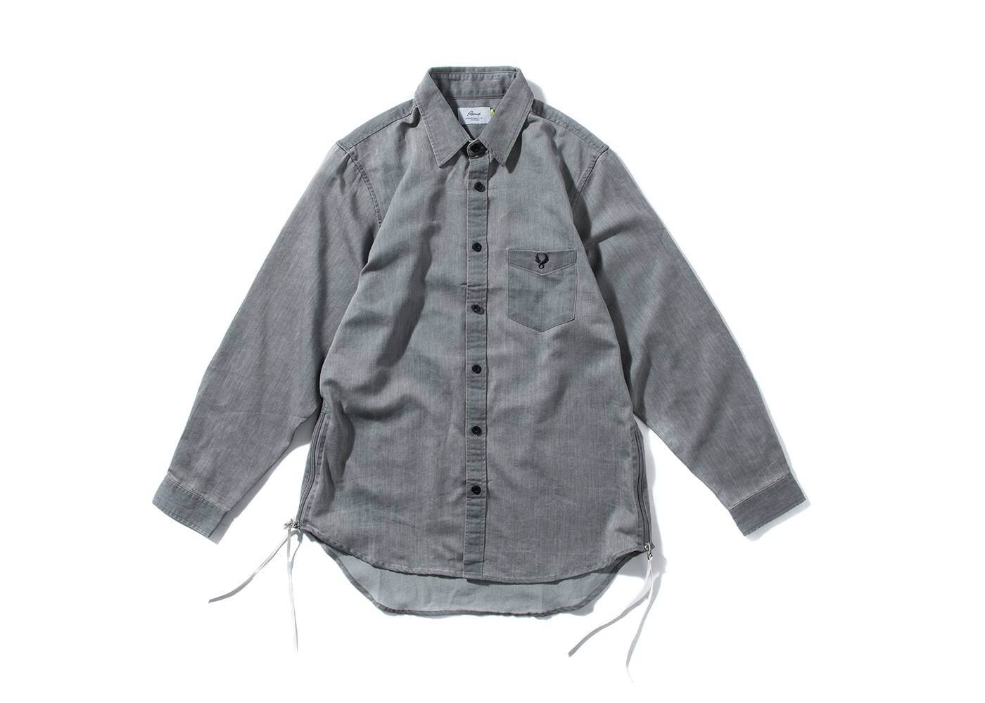 Remix 16 SS Side Zip Denim LS Shirt (8)