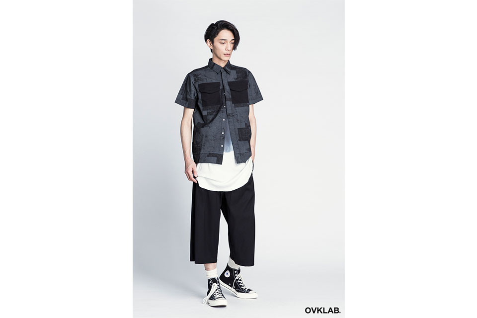 OVKLAB 16 SS Patch Pattern Army Shirt (1)