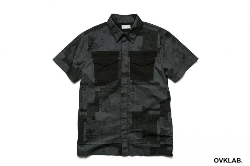 OVKLAB 16 SS Patch Pattern Army Shirt (11)
