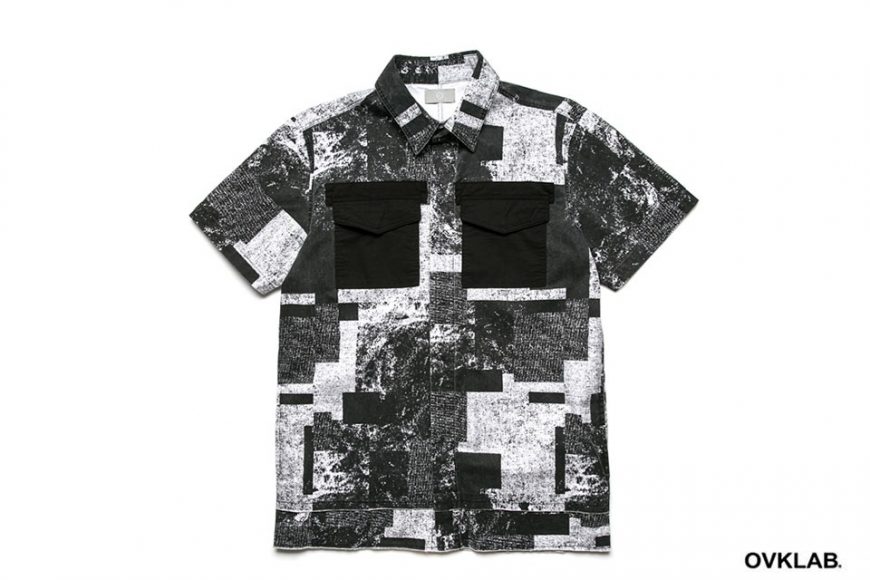 OVKLAB 16 SS Patch Pattern Army Shirt (12)