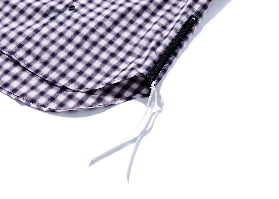 Remix 16 SS Side Zip Checker LS Shirt (9)