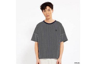 OVKLAB 17 SS Striped Patchwork Oversize Tee (2)