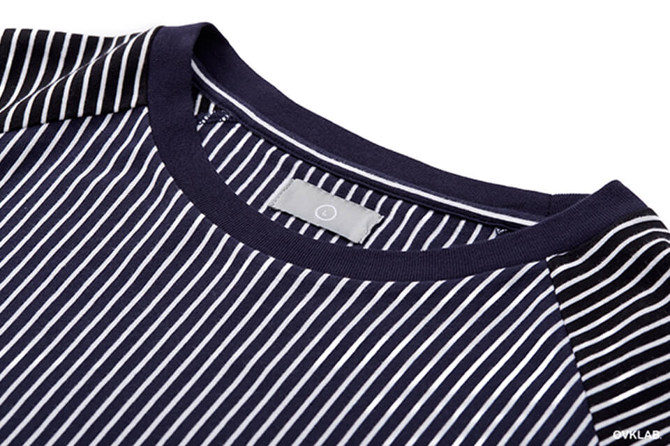 OVKLAB 17 SS Striped Patchwork Oversize Tee (6)