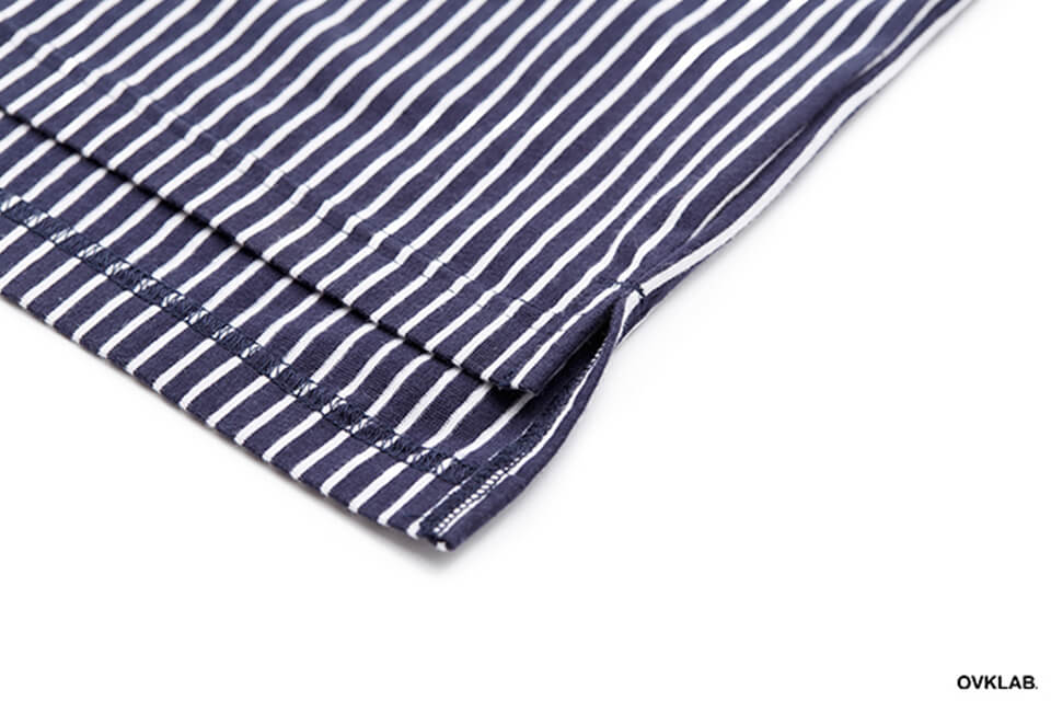 OVKLAB 17 SS Striped Patchwork Oversize Tee (9)