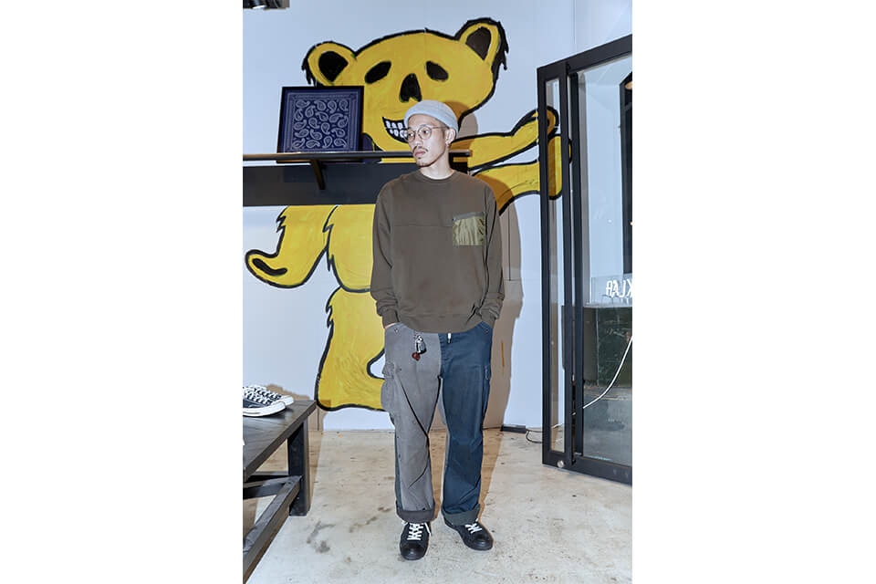 OVKLAB 17 AW Military Pocket Sweatshirt (2)