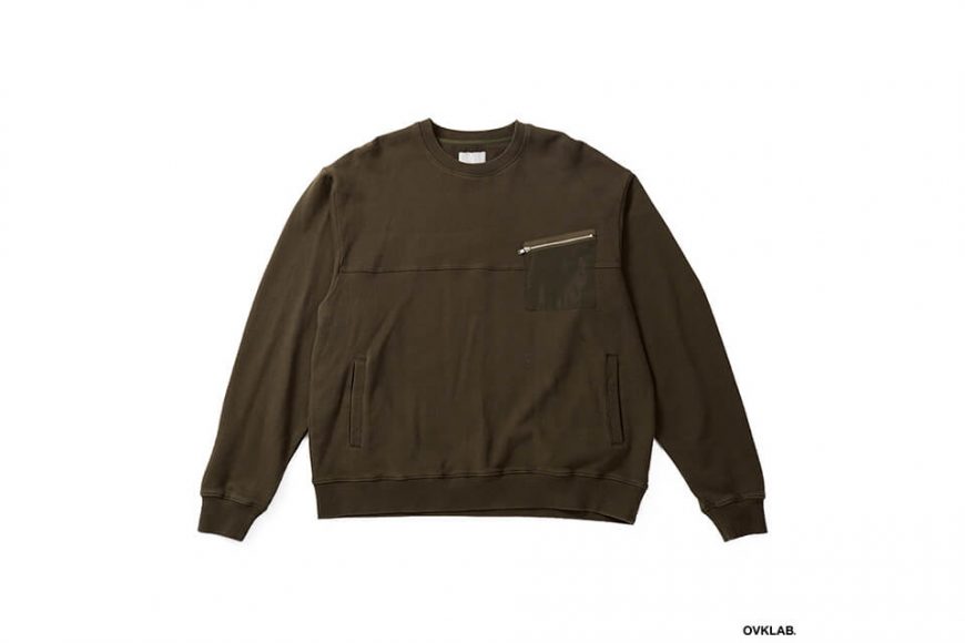 OVKLAB 17 AW Military Pocket Sweatshirt (7)
