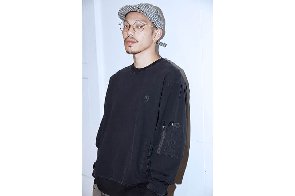 OVKLAB 17 AW Oversize Denim Sweatshirt (2)