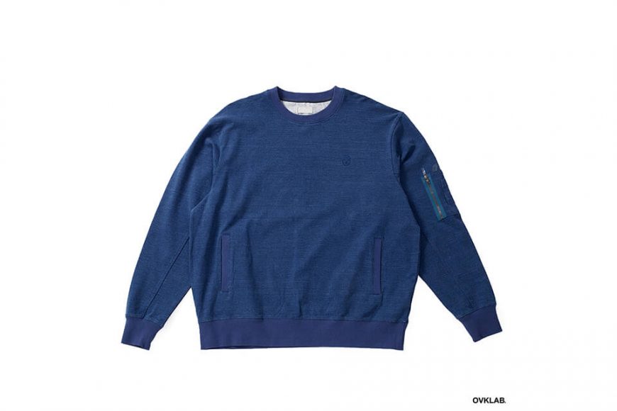 OVKLAB 17 AW Oversize Denim Sweatshirt (3)