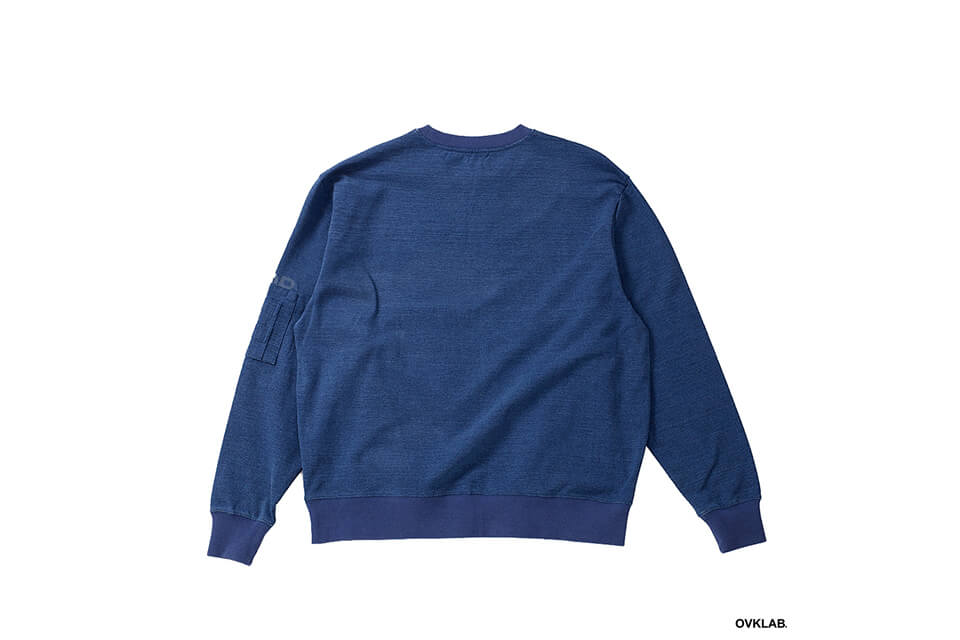 OVKLAB 17 AW Oversize Denim Sweatshirt (4)