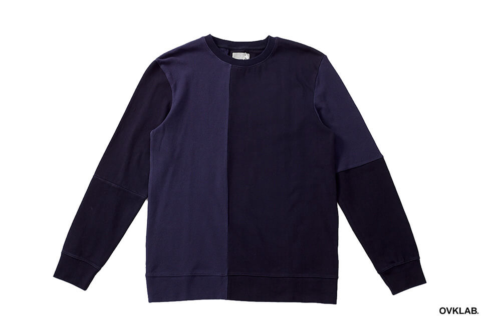 OVKLAB 17 AW Two Tone Patch Sweatshirt (2)