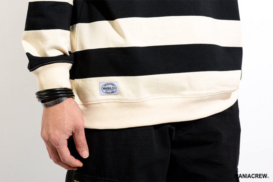 MANIA 17 AW Wide Stripe Sweatshirt (2)