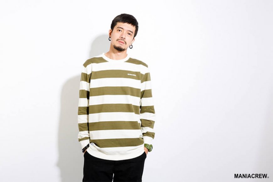 MANIA 17 AW Wide Stripe Sweatshirt (4)