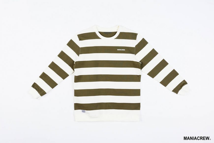 MANIA 17 AW Wide Stripe Sweatshirt (7)