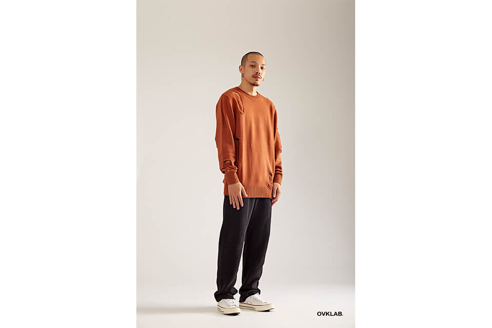 OVKLAB 17 AW Destroyed Knit Sweater (2)