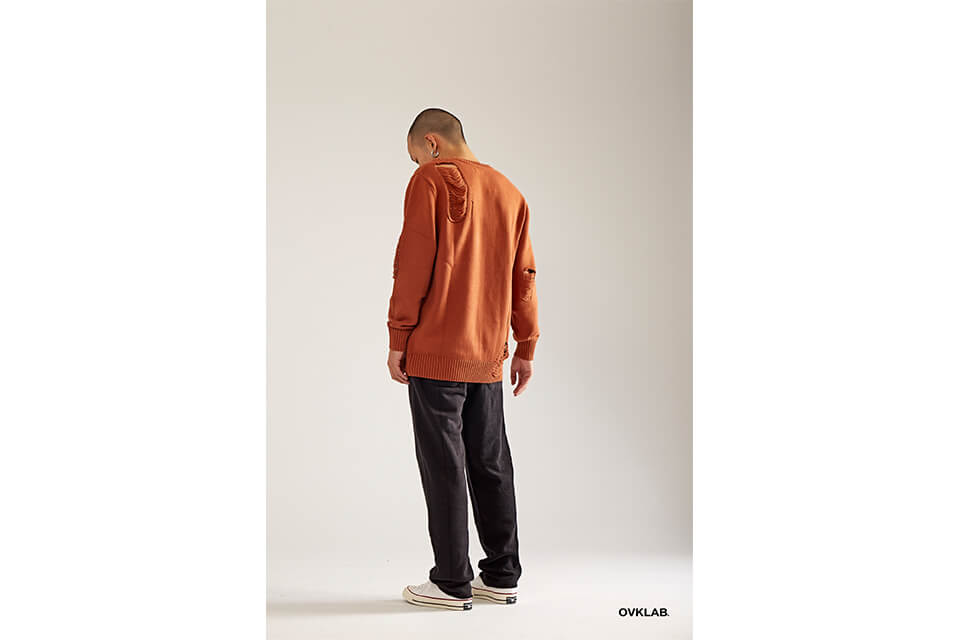 OVKLAB 17 AW Destroyed Knit Sweater (3)