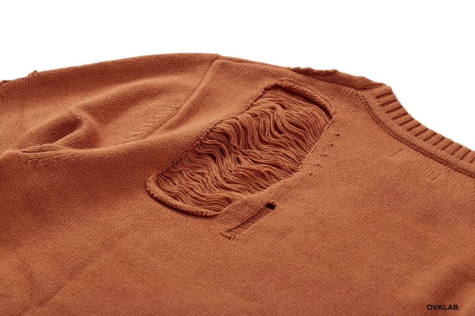 OVKLAB 17 AW Destroyed Knit Sweater (7)