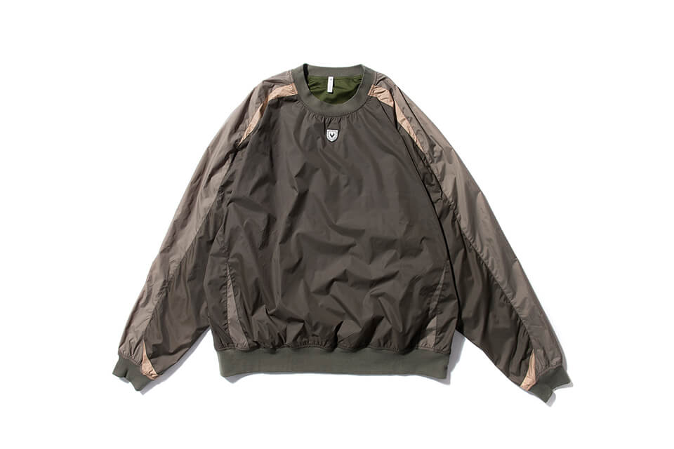 REMIX 17 AW R.A.W Nylon Crewneck (6)