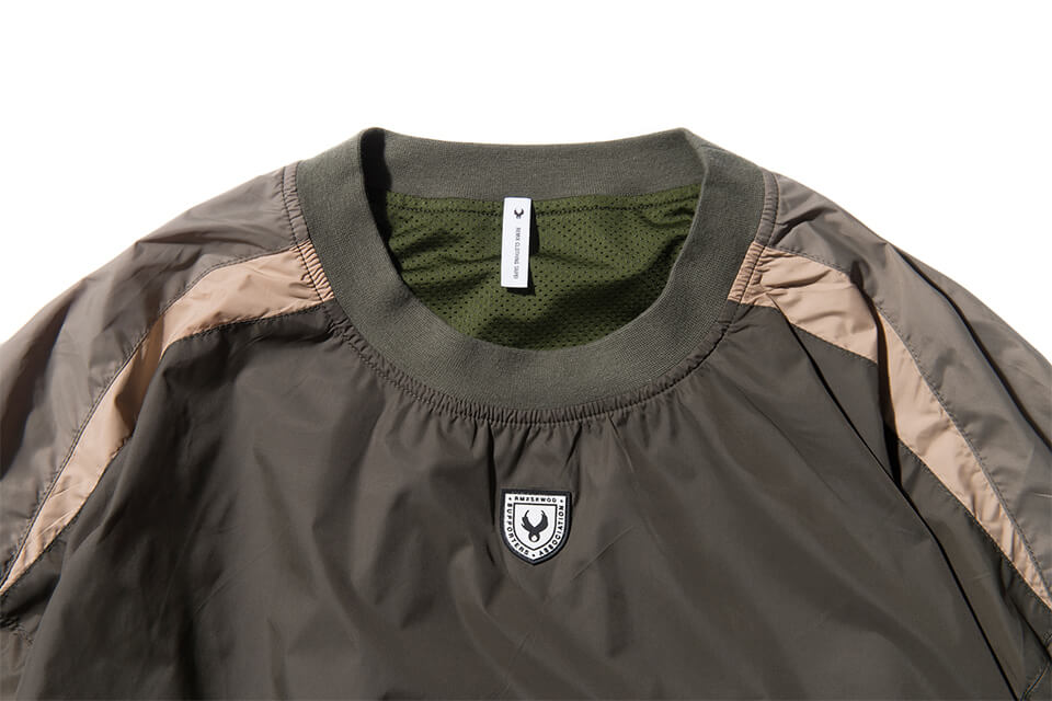 REMIX 17 AW R.A.W Nylon Crewneck (8)