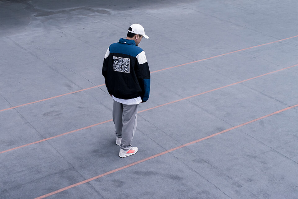 REMIX 17 AW RMX Wav Nylon Pullover (1)