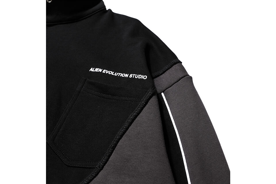 AES 414(六)發售 18 SS High Neck Zip Reconstruct Sweater (5)