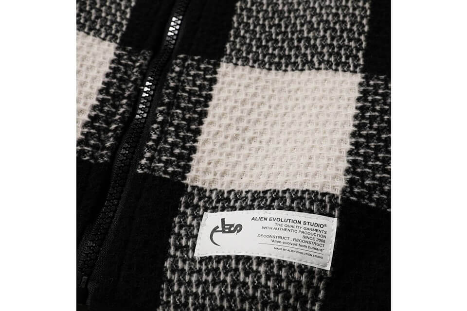 AES 428(六)發售 18 SS Black & White Check Jacket (3)