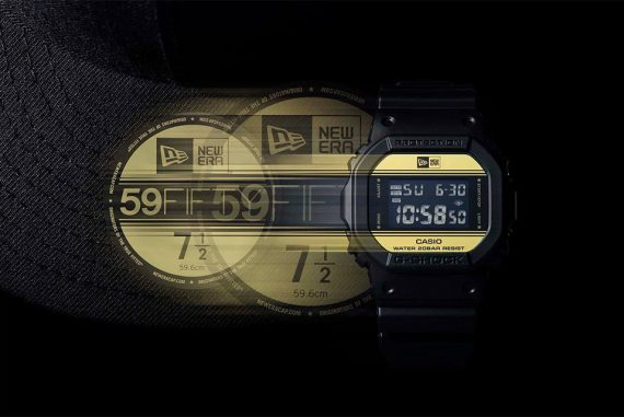 CASIO 8/18(六)發售G-SHOCK X NEW ERA DW-5600NE-1DR 35周年紀念系列| NMR