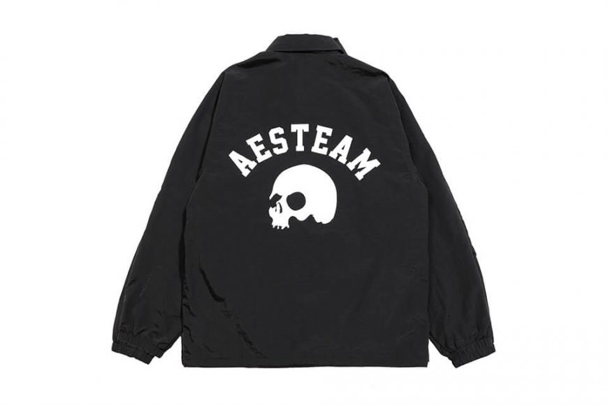 AES 1027(六)發售 18 AW Aes Skull Logo Coach Jacket (3)