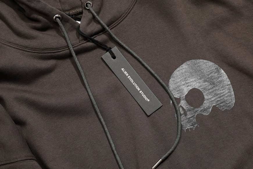 AES 1110(六)發售 18 AW Aes Washed Skull Logo Hoodie (7)