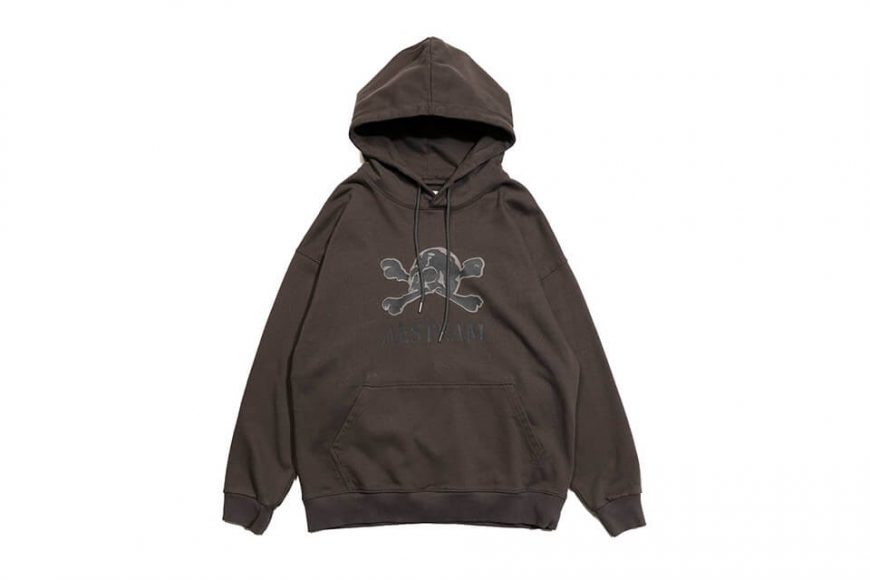 AES 113(六)發售 18 AW Aes Washed Skull Hoodie (2)