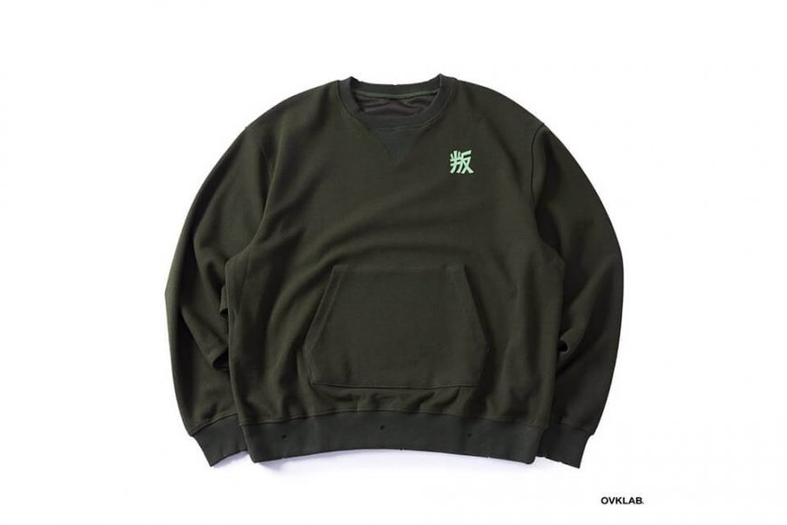 OVKLAB 1226(三)發售 18 AW Damage Sweatshirt (14)