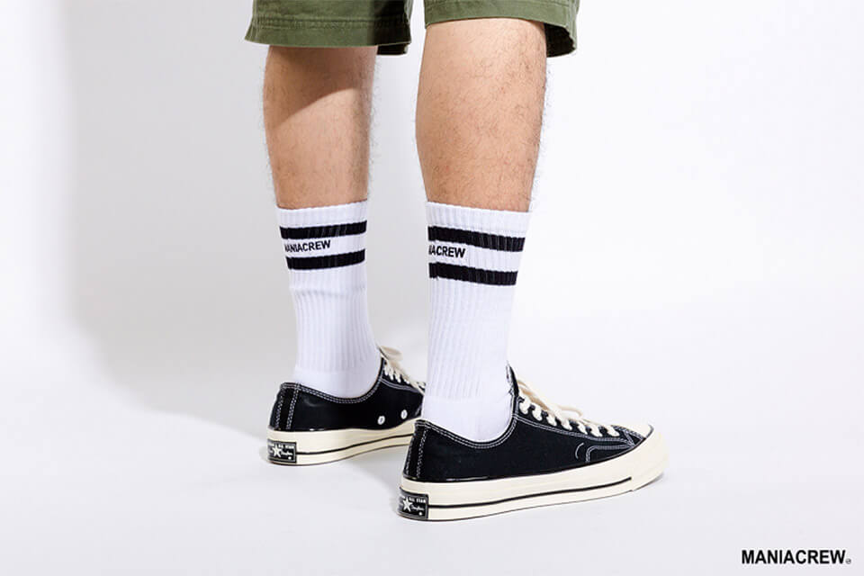 MANIA 18 AW Pinstripe Socks (2)