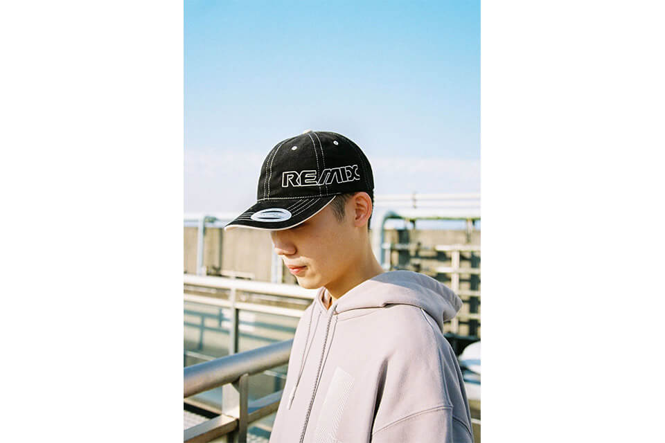 REMIX 18 AW Contrast Stitch Cap (2)