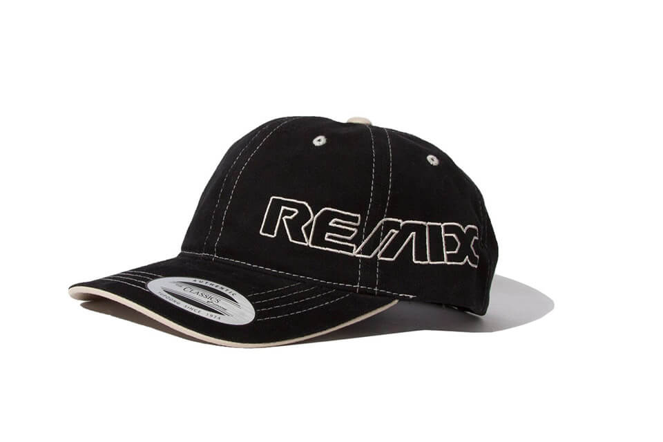 REMIX 18 AW Contrast Stitch Cap (4)