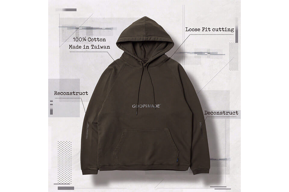 AES 27(四)初三發售 18 AW Aes x Goopi Logo Hoodie (4)