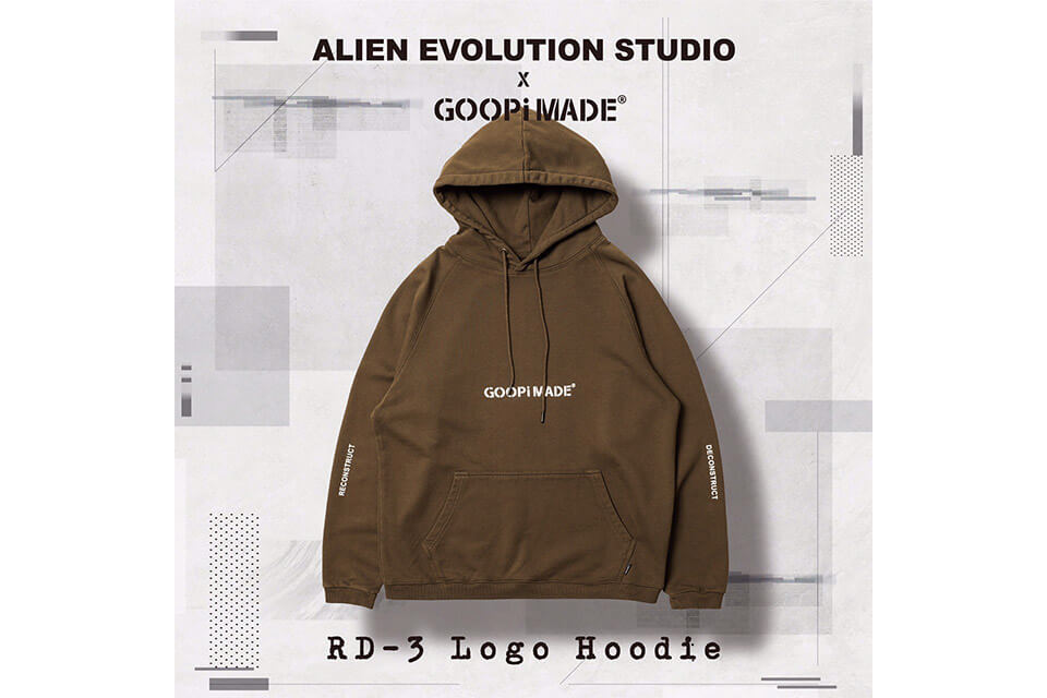AES 27(四)初三發售 18 AW Aes x Goopi Logo Hoodie (6)